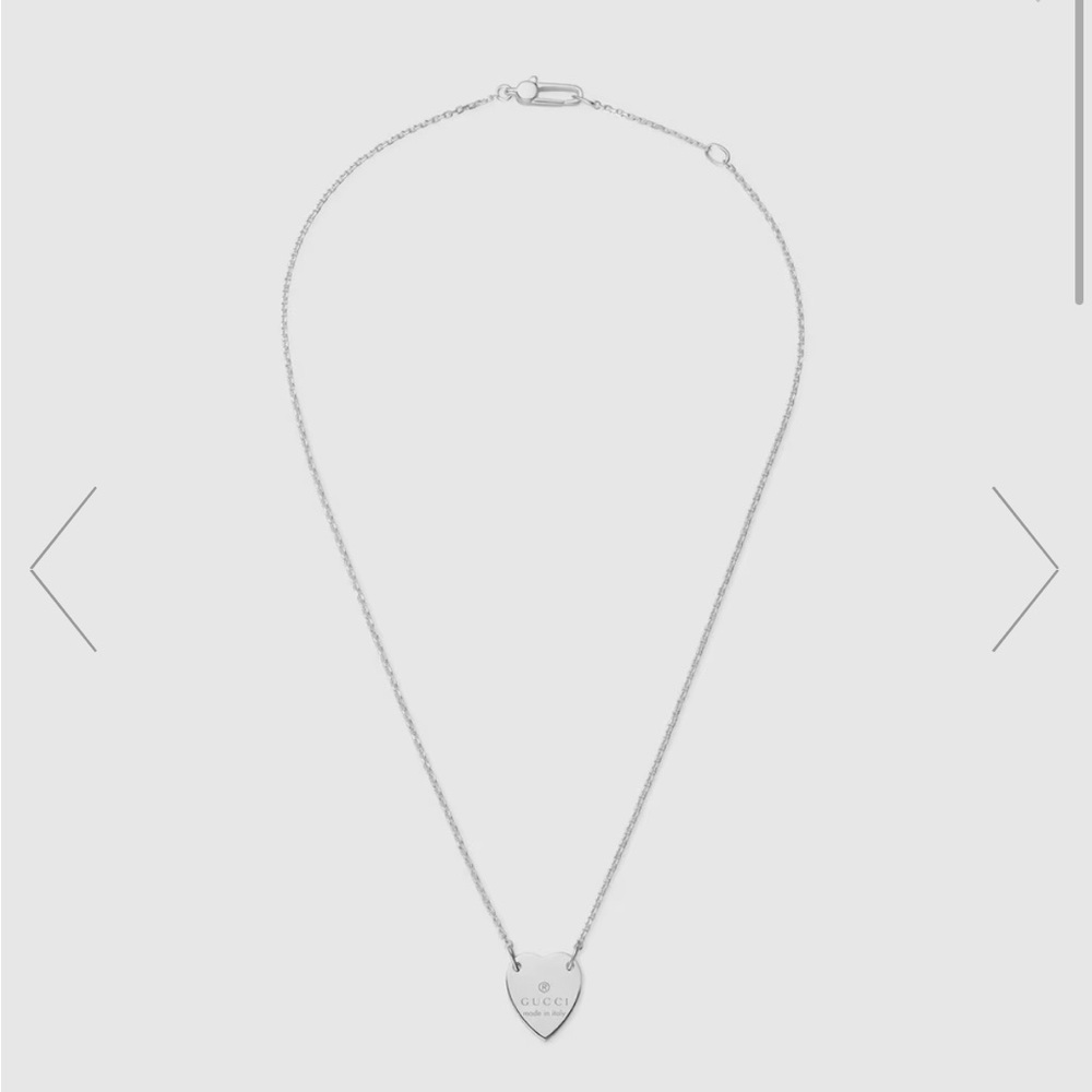 Gucci heart necklace